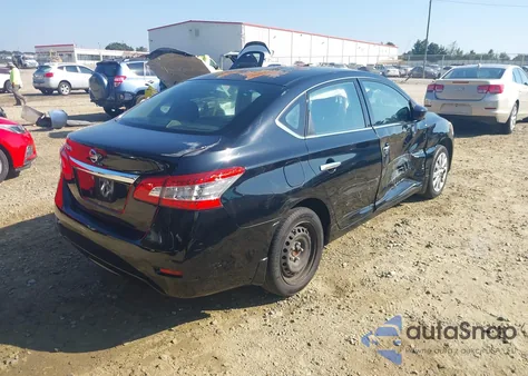 2015 Nissan Sentra S z USA, uszkodzony, nr VIN 3N1AB7AP6FY280804